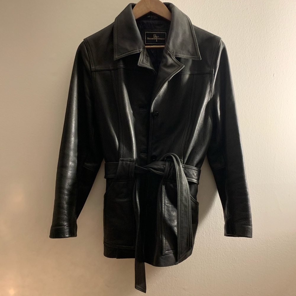 Vintage Black Leather Jacket